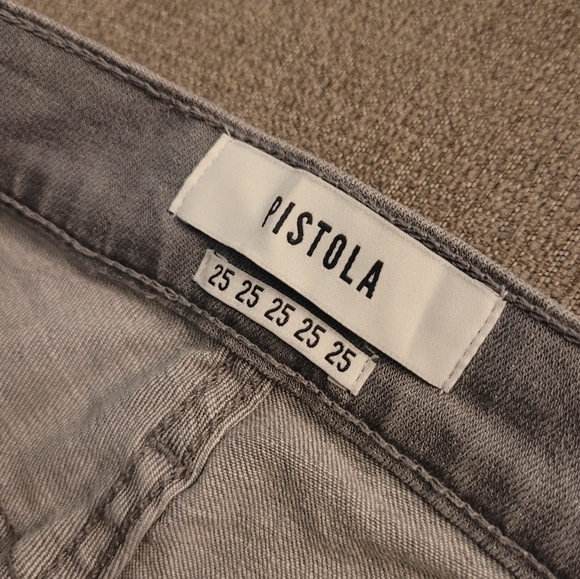 Pistola Light Gray Skinny Casual Denim Jeans Size 25 - Picture 7 of 8